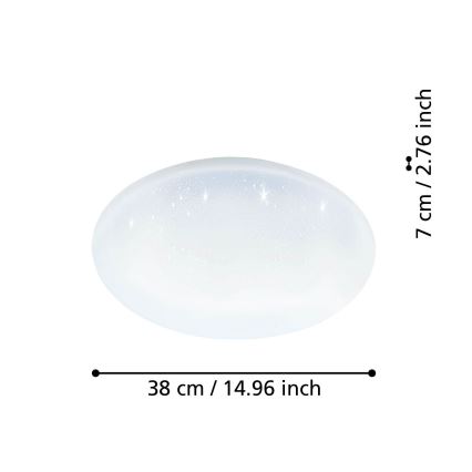 Eglo - prigušiva plafonska LED lampa 19,2W/230V 2700-6500K ZigBee