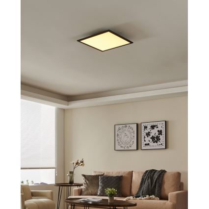 Eglo - LED prigušiva stropna svetiljka LED/21,5W/230V crna ZigBee
