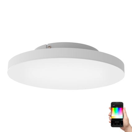 Eglo - LED RGBW prigušiva stropna svetiljka LED/22,4W/230V ZigBee