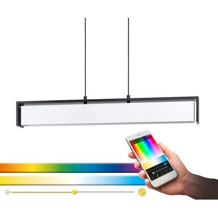 Eglo - LED RGBW prigušiva luster na sajli LED/33,6W/230V ZigBee