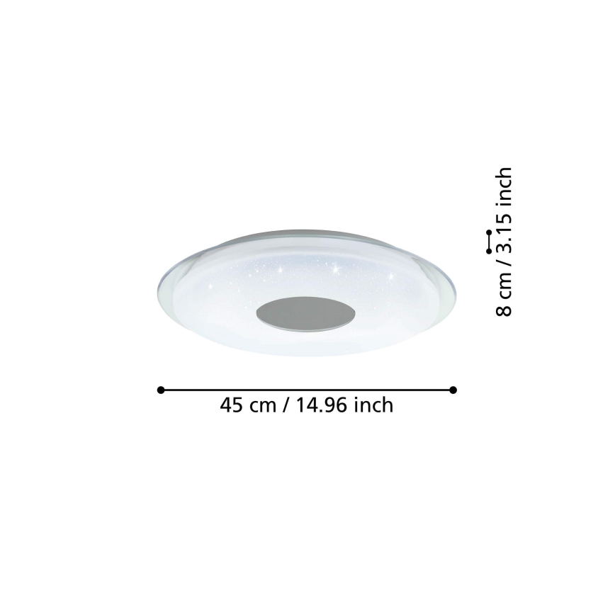 Eglo - LED prigušiva stropna svetiljka LED/19,2W/230V ZigBee