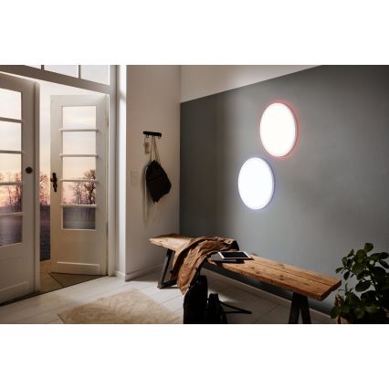 Eglo - LED RGBW prigušiva plafonsko svetlo LED/16,5W/230V belo ZigBee