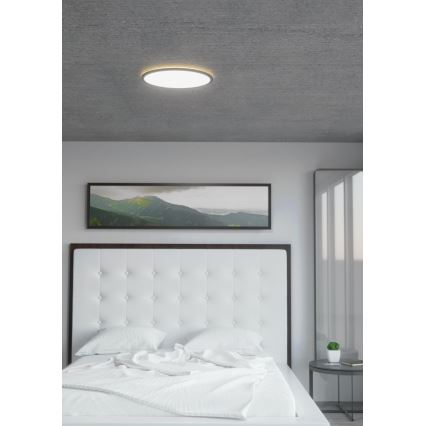 Eglo - LED RGBW prigušiva plafonsko svetlo LED/16,5W/230V crna ZigBee