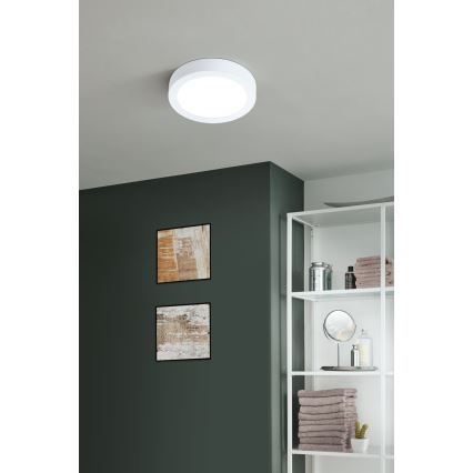 Eglo - LED prigušiva kupatilska plafonska lampa LED/16,5W/230V 2700-6500K IP44 ZigBee prečnik 21 cm
