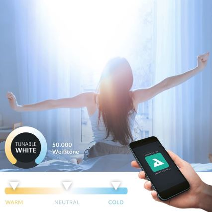 Eglo - LED kupatilsko svetlo, prigušiva, LED/5,4W/230V IP44 ZigBee, prečnik 12 cm