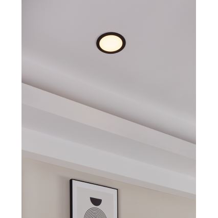 Eglo - LED prigušiva ugradna kupatilska svetiljka LED/10,5W/230V 2700-6500K IP44 ZigBee prečnik 16,5 cm
