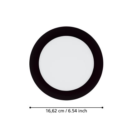 Eglo - LED prigušiva ugradna kupatilska svetiljka LED/10,5W/230V 2700-6500K IP44 ZigBee prečnik 16,5 cm
