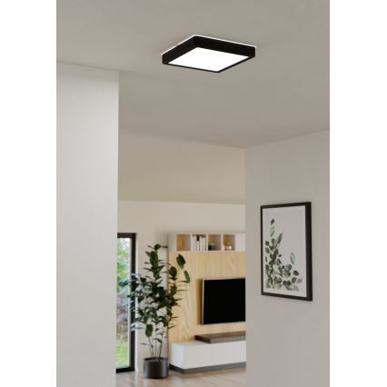 Eglo - LED prigušiva kupatilska plafonska svetiljka LED/16,5W/230V IP44 ZigBee 21x21 cm