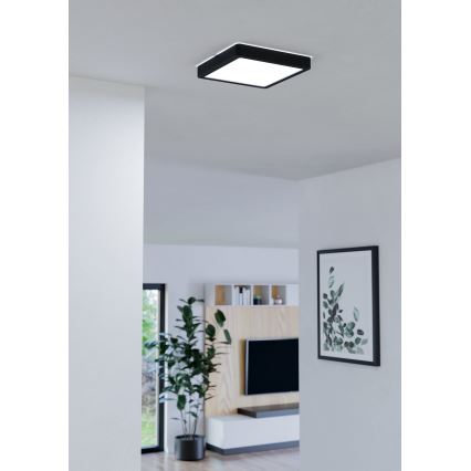 Eglo - LED prigušiva kupatilska plafonska svetiljka LED/16,5W/230V IP44 ZigBee 21x21 cm