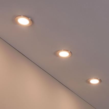 Eglo - Komplet 3x LED prigušiva kupatilska svetiljka FUEVA-Z 2,8W/230V IP44 pr. 8,5 cm