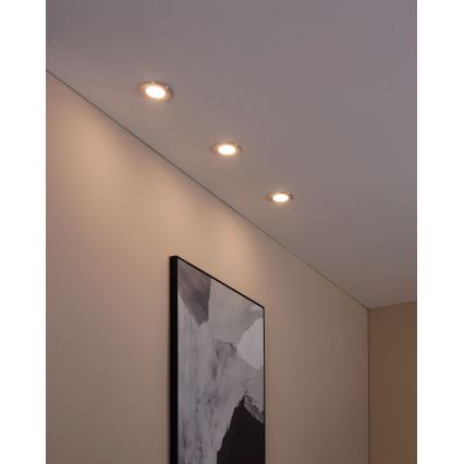 Eglo - Komplet 3x LED prigušiva kupatilska svetiljka FUEVA-Z 2,8W/230V IP44 pr. 8,5 cm