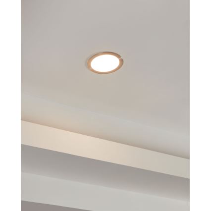 Eglo - LED prigušiva ugradna lampa za kupatilo LED/10,5W/230V IP44 ZigBee pr. 16,5 cm