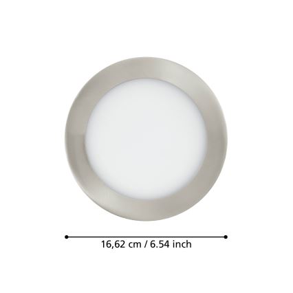 Eglo - LED prigušiva ugradna lampa za kupatilo LED/10,5W/230V IP44 ZigBee pr. 16,5 cm