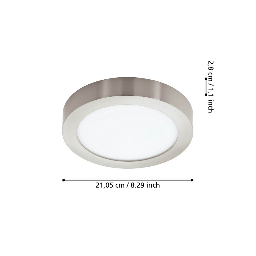 Eglo - LED prigušiva stropna svetiljka za kupatilo LED/16,5W/230V IP44 ZigBee, prečnik 21 cm