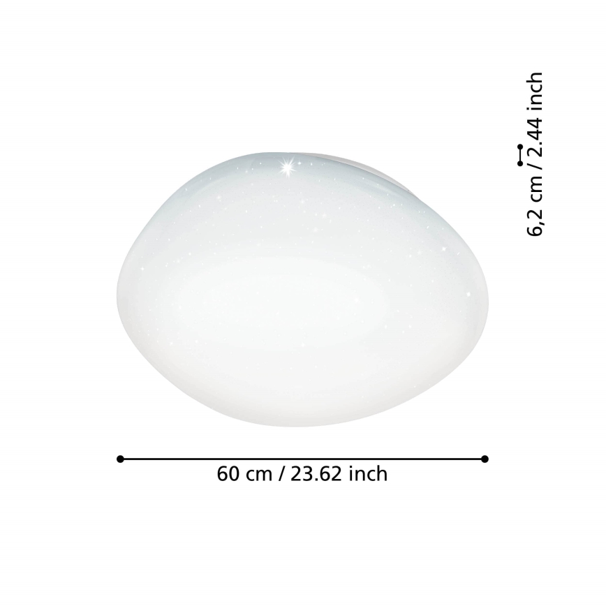 Eglo - LED RGBW plafonsko svetlo (prigušiva) LED/33W/230V prečnik 60 cm