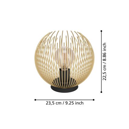 Eglo - Stona lampa 1xE27/40W/230V