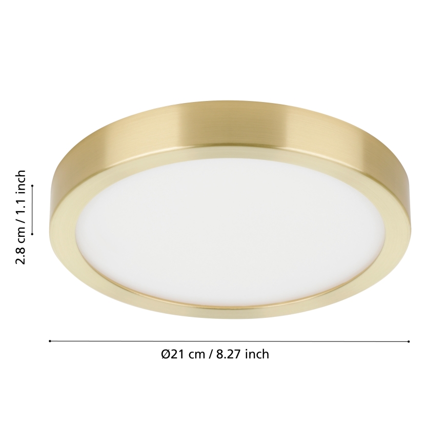 Eglo - LED plafonsko svetlo LED/17W/230V prečnik 21 cm prečnik 21 cm