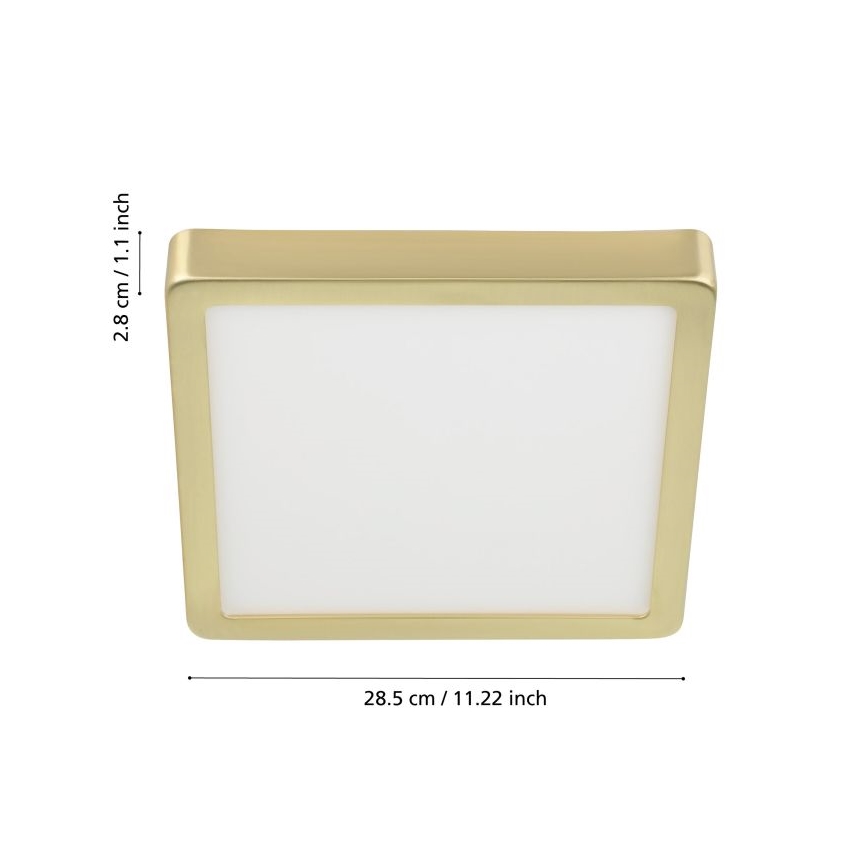 Eglo - LED plafonsko svetlo LED/20,5W/230V 28,5x28,5 cm