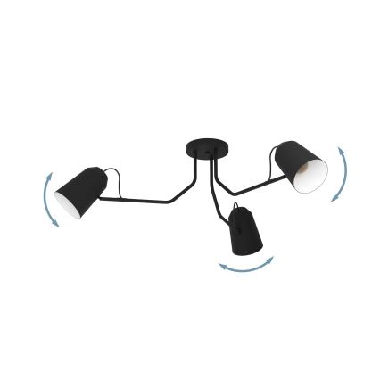 Eglo - Plafonski luster 3xE27/25W/230V
