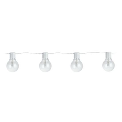 Eglo - LED spoljašnja dekorativna girlanda 16xLED/0,064W/24V IP44 bela