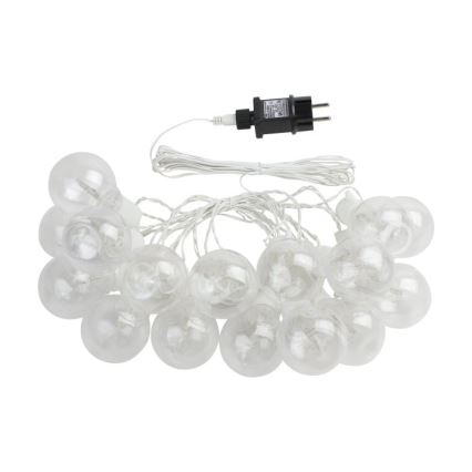 Eglo - LED spoljašnja dekorativna girlanda 16xLED/0,064W/24V IP44 bela