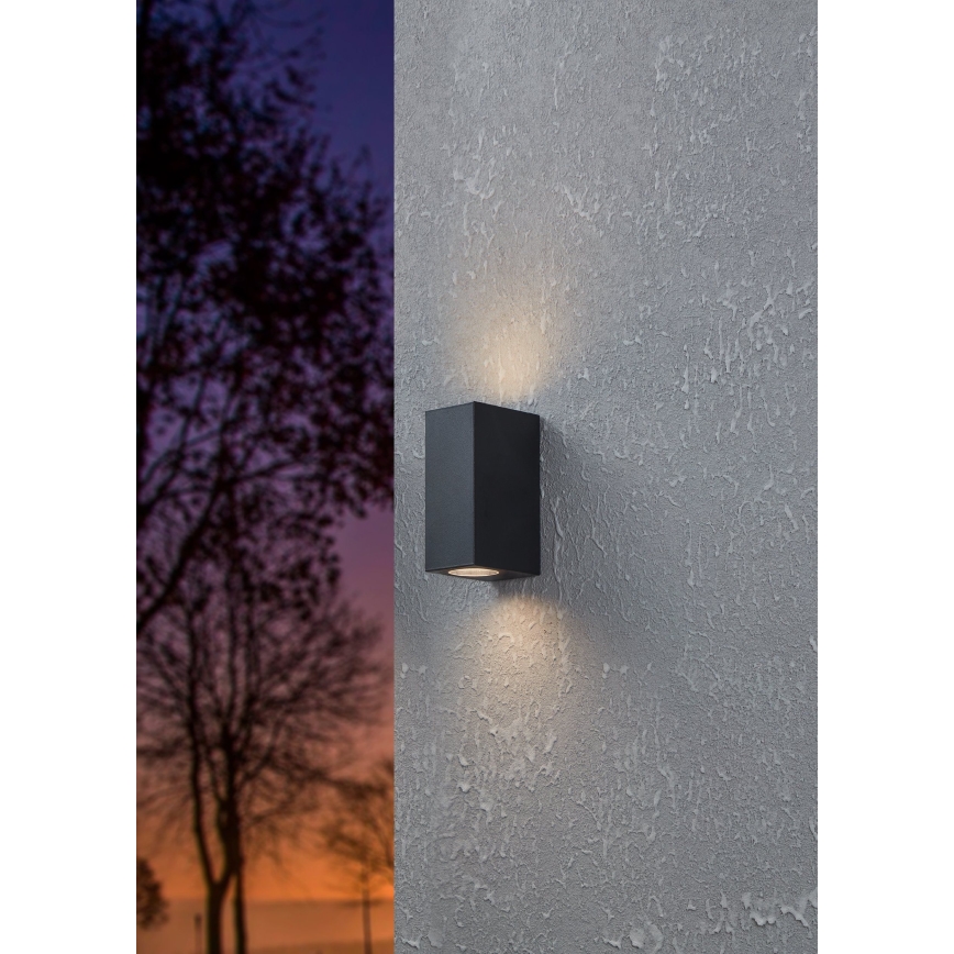 Eglo - LED spoljašnja zidna svetiljka 2xGU10/4,6W/230V IP44