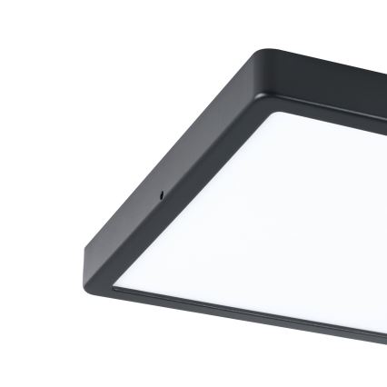 Eglo - LED plafonsko svetlo za kupatilo LED/20,5W/230V IP44, crno