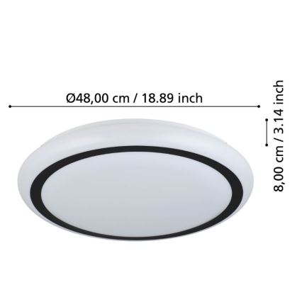 Eglo - LED plafonska svetiljka LED/19,5W/230V