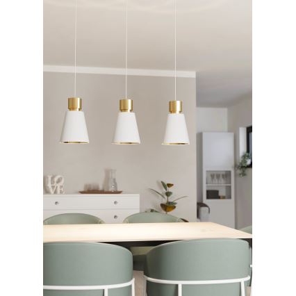 Eglo - Viseći luster na sajli 3xE27/40W/230V