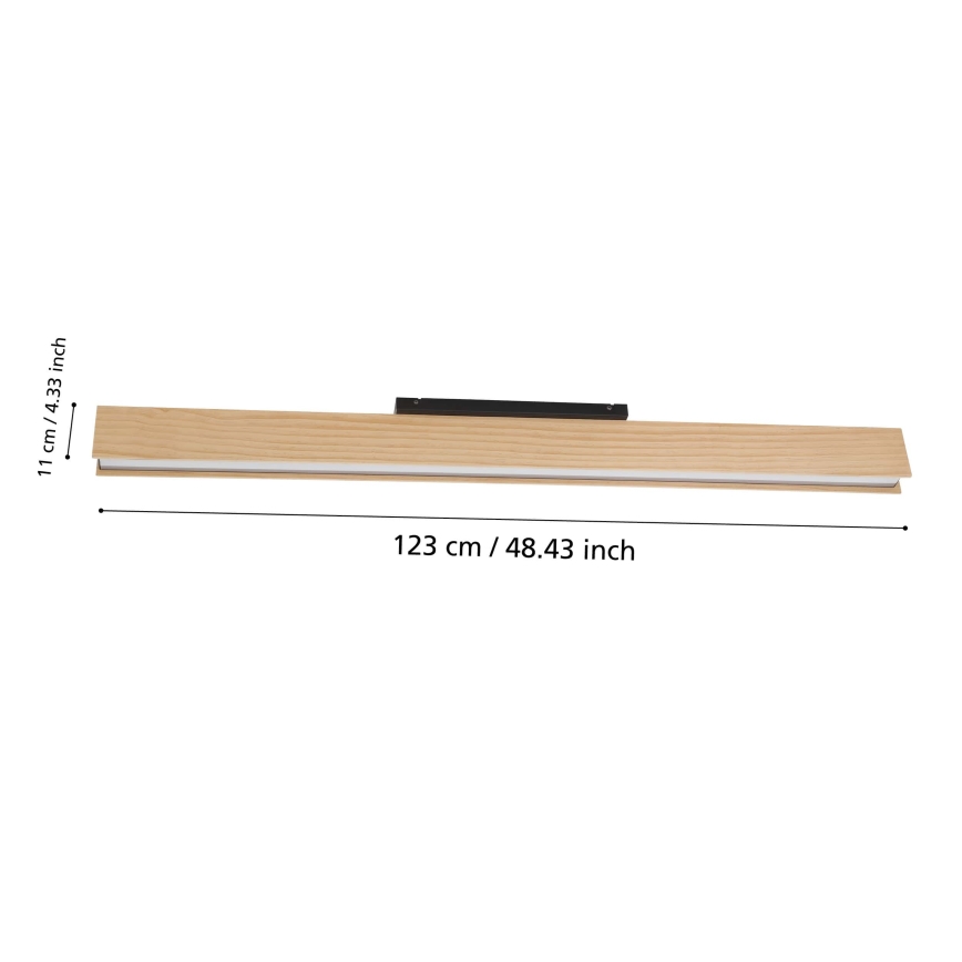 Eglo - LED RGBW prigušiva stropna svetiljka LED/35W/230V 2700-6500K