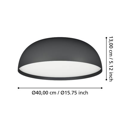 Eglo - LED RGBW prigušiva stropna svetiljka 3xLED/7,5W/230V 2700-6500K prečnik 40 cm