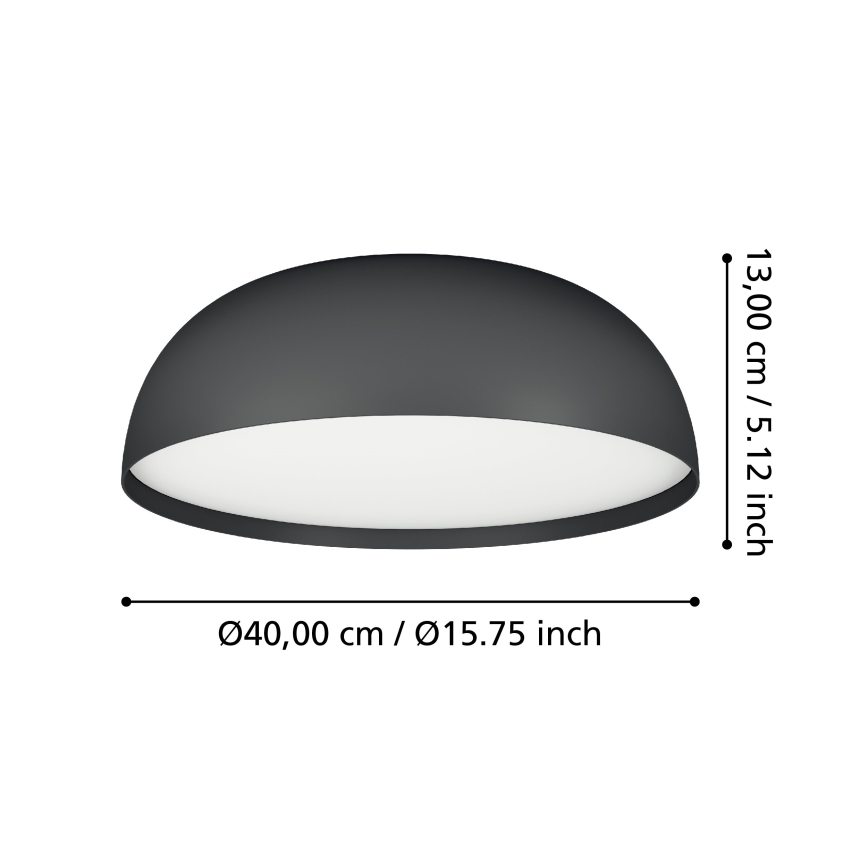 Eglo - LED RGBW prigušiva stropna svetiljka 3xLED/7,5W/230V 2700-6500K prečnik 40 cm