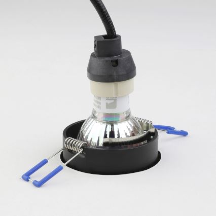 Eglo - Ugradna svetiljka 1xGU10/35W/230V crna