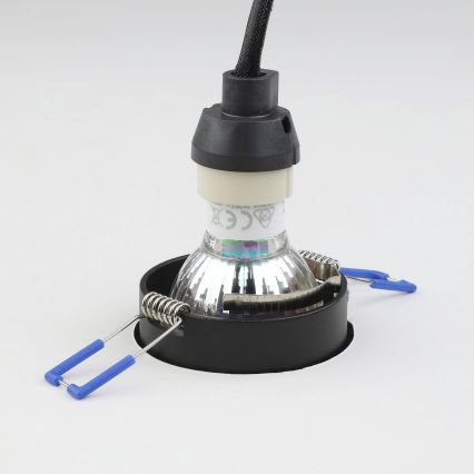 Eglo - Ugradno stropno svetlo 1xGU10/35W/230V crno