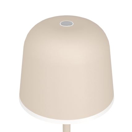 Eglo - LED spoljna punjiva lampa, prigušiva, LED/2,2W/5V 1800 mAh bež IP54