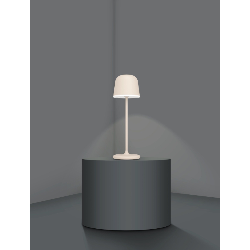 Eglo - LED spoljna punjiva lampa, prigušiva, LED/2,2W/5V 1800 mAh bež IP54