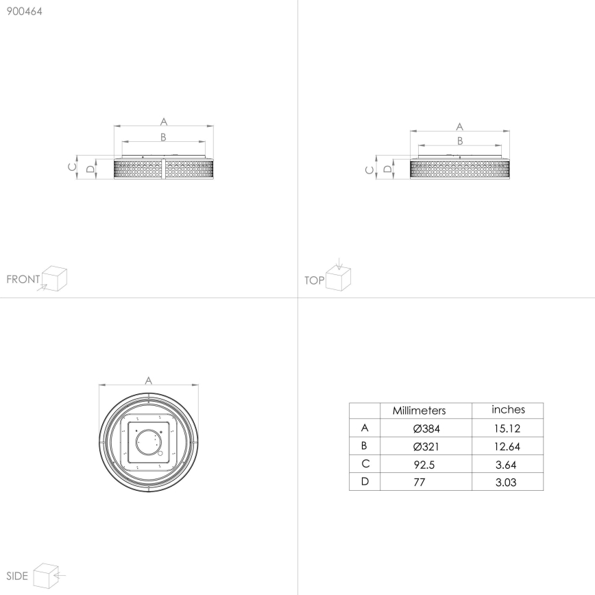 Eglo - LED plafonsko svetlo LED/24W/230V
