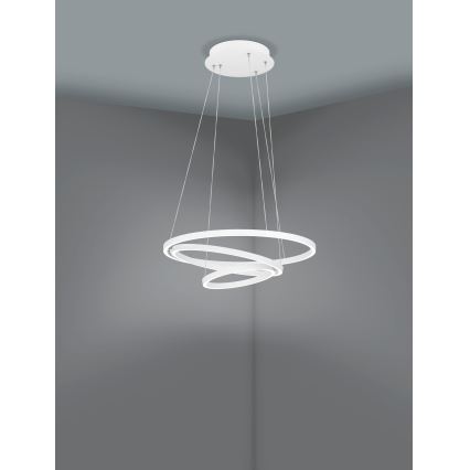 Eglo - LED prigušiva luster na sajli LED/43,2W/230V bela