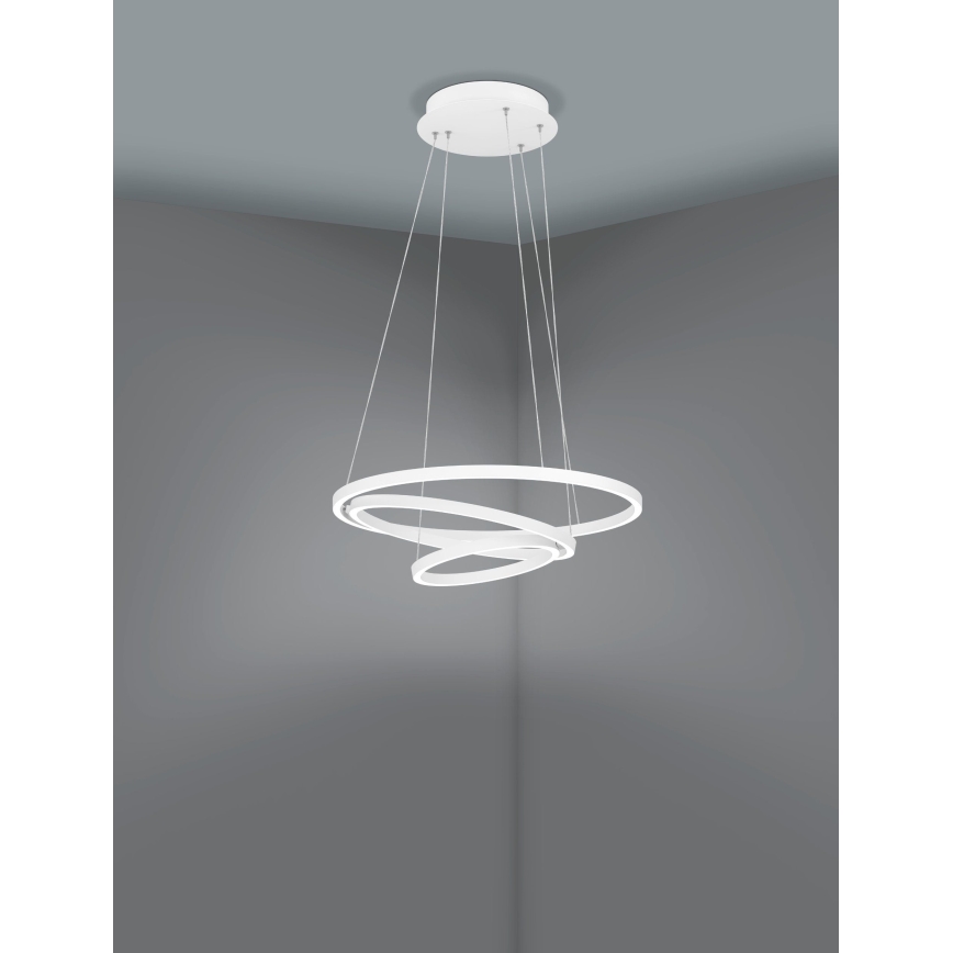 Eglo - LED prigušiva luster na sajli LED/43,2W/230V bela