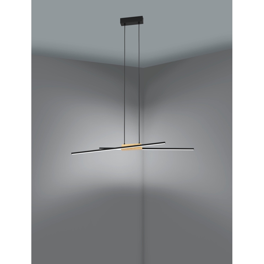 Eglo - LED luster na sajli, prigušiva, 2xLED/13W/230V