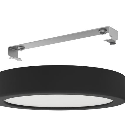 Eglo - LED prigušiva stropna svetiljka LED/11W/230V crna prečnik 16 cm