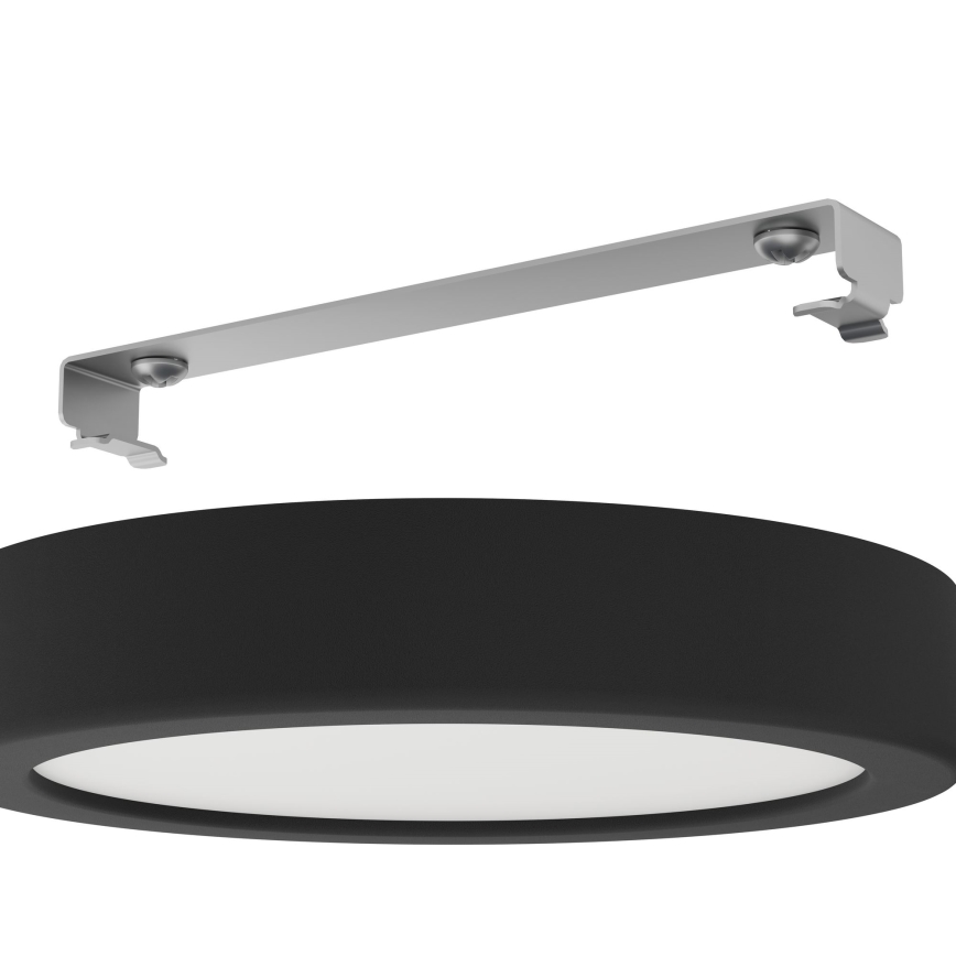 Eglo - LED prigušiva stropna svetiljka LED/11W/230V crna prečnik 16 cm