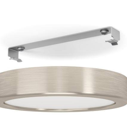 Eglo - LED prigušiva stropna svetiljka LED/11W/230V mat hrom prečnik 16 cm