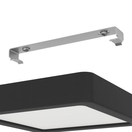 Eglo - LED prigušiva stropna svetiljka LED/11W/230V crna 16x16 cm
