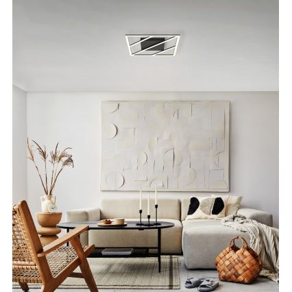 Eglo - LED prigušiva stropna svetiljka LED/21W/230V + daljinski upravljač