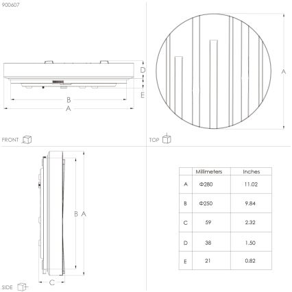 Eglo - LED plafonsko svetlo LED/10W/230V prečnik 28 cm