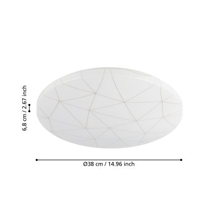Eglo - LED plafonsko svetlo LED/19,5W/230V