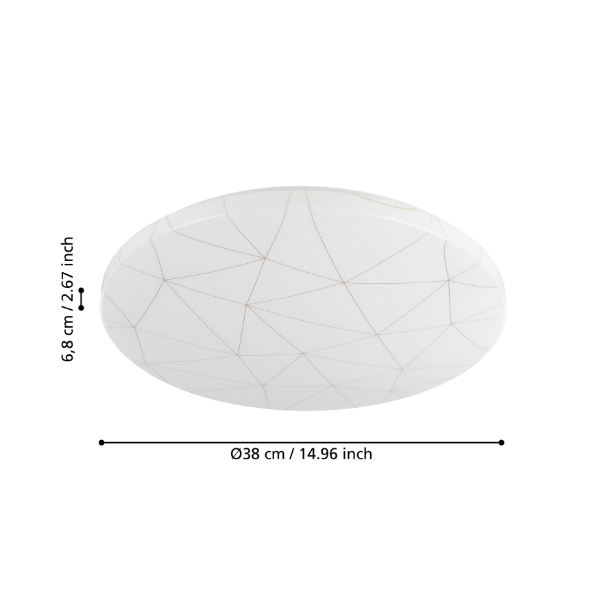 Eglo - LED plafonsko svetlo LED/19,5W/230V