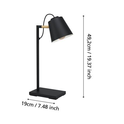 Eglo 900626 - LED prigušiva lampa sa bežičnim punjenjem LACEY LED/5,5W/230V