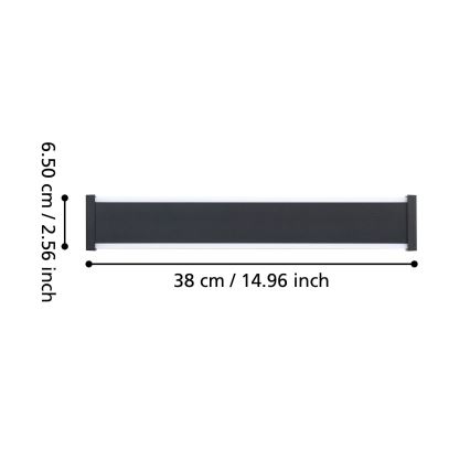 Eglo - LED spoljno zidno svetlo 2xLED/3,7W/230V 3000K IP55